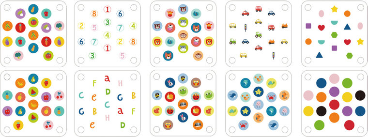 Tooky Toy Memory Apple Educatief Houten Denkspel 23-Delig