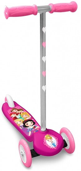 Disney Princess 3-Wiel Kinderstep Voetrem Meisjes Roze