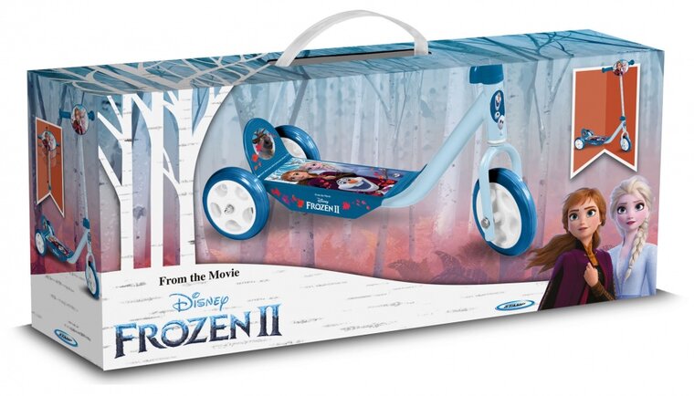 Disney Frozen 3-Wiel Kinderstep Vrijloop Meisjes Blauw/Lichtblauw