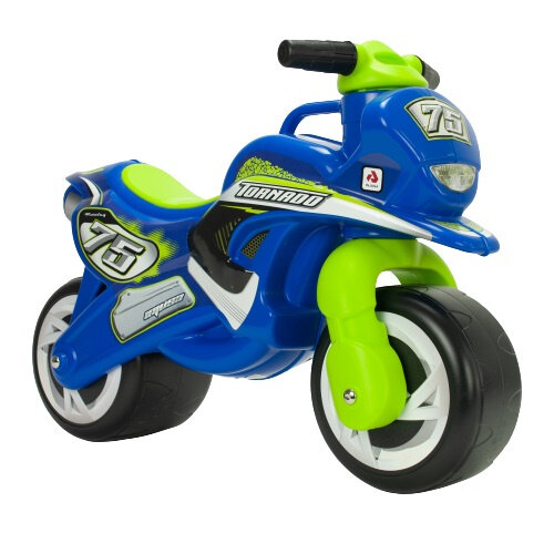 Injusa Tundra Tornado Loopmotor Jongens 69 Cm Blauw/Groen