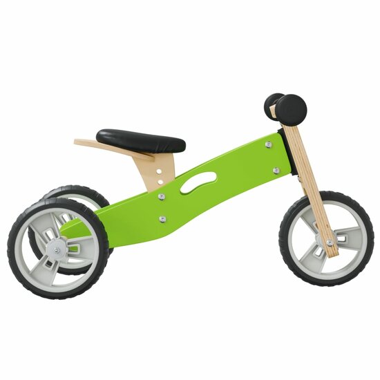 Loopfiets voor kinderen 2-in-1 groen