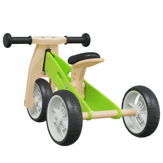 Loopfiets voor kinderen 2-in-1 groen