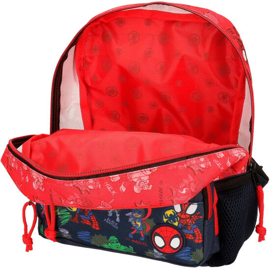 Marvel Go Spidey Rugzak Junior 6,8 Liter Rood/Zwart