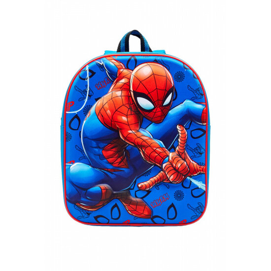 Marvel Spider-Man 3D Rugzak 30 X 25 Jongens Blauw