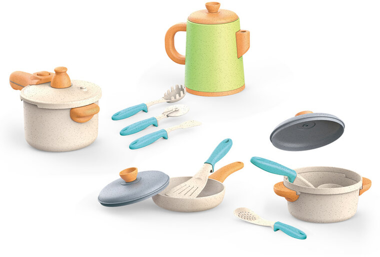 Kitchen Toys Kookgerei &amp; Keuken​​​​​​​accessoires&nbsp;Speelset 14-Delig multicolor multicolor