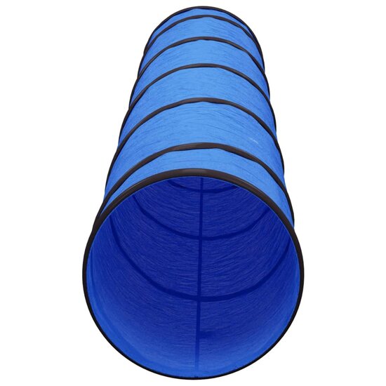 Hondentunnel &Oslash; 40 x 200 cm polyester blauw