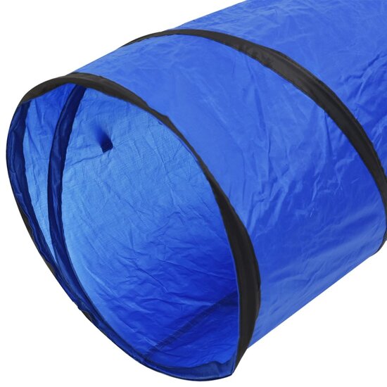 Hondentunnel &Oslash; 40 x 200 cm polyester blauw