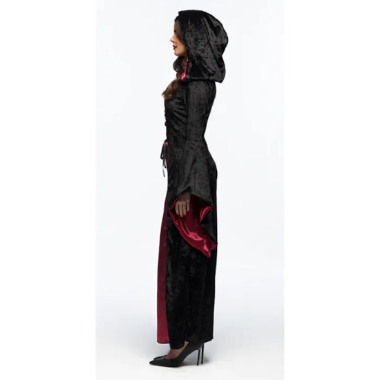 Boland Vampire Mistress Kostuum Dames Maat 40/42 zwart/rood zwart/rood