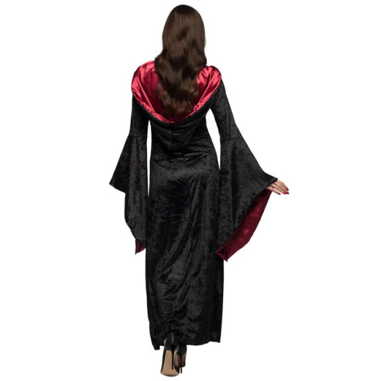 Boland Vampire Mistress Kostuum Dames Maat 40/42 zwart/rood zwart/rood