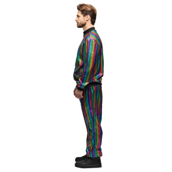 Boland Trainingspak Regenboog Heren Maat L multicolor multicolor