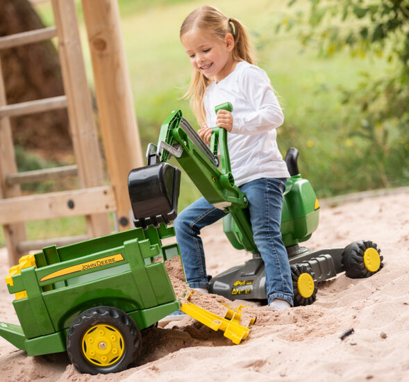 Rolly Toys Rollydigger Graafmachine John Deere 102 Cm groen groen