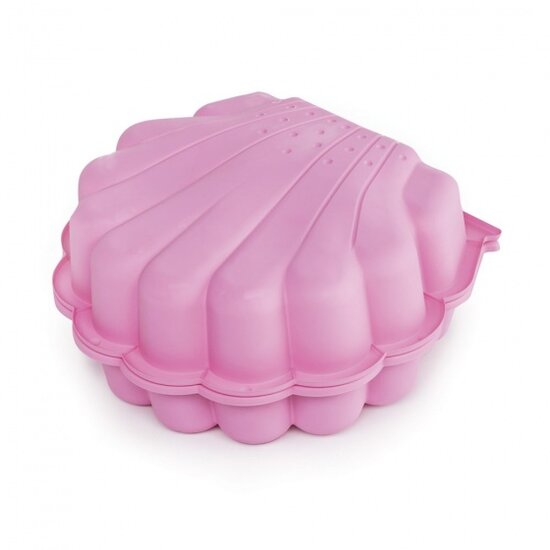 Paradiso Toys Zandbak Met Deksel Schelp 87 X 78 X 18 Cm roze roze