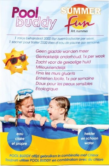 Summer Fun Onderhoudsmiddel Pool Buddy Voor 2000 Liter Wit