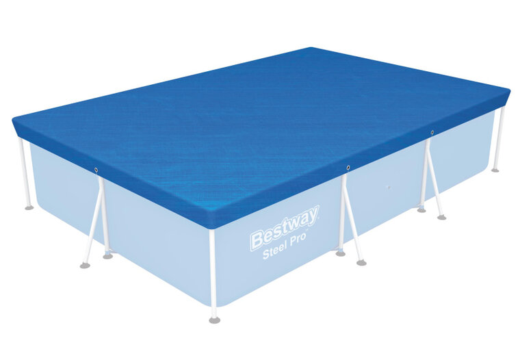 Bestway Steel Pro Afdekzeil Rechthoek 221 Blauw