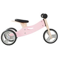 Loopfiets voor kinderen 2-in-1 roze