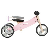 Loopfiets voor kinderen 2-in-1 roze