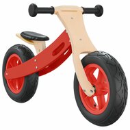 Loopfiets voor kinderen met luchtbanden rood