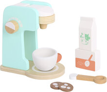 Tooky Toy Houten Koffiezetapparaat Met Accessoires 7-Delig