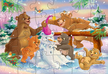 Rebo Productions Christmas Bears Legpuzzel Junior 24/24 Stukjes