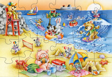 Rebo Productions Beach &amp; Circus Legpuzzel Junior 24/48 Stukjes