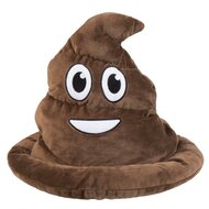 Boland Hoed Poep Emoticon Unisex 30 Cm Bruin