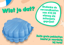 Paradiso Toys Zandbak Met Deksel Schelp 87 X 78 X 18 Cm blauw blauw