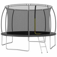 Trampolineset rond 150 kg 366x80 cm